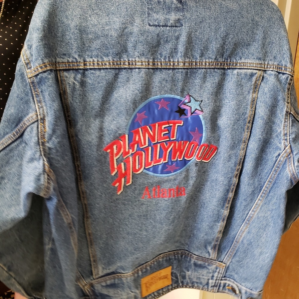 Vintage Planet Hollywood denim jacket